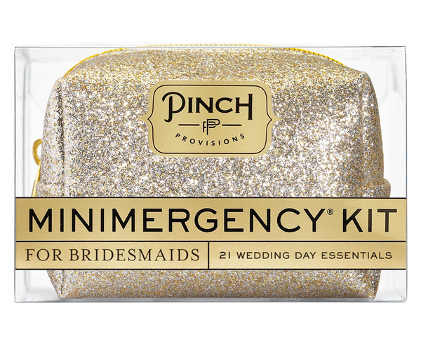 Pinch Provisions Pink Dotted Minimergency Kit for Bridesmaids, Includes 21  Emergency Wedding Day Must-Have Essentials, Perfect Bridal Shower and