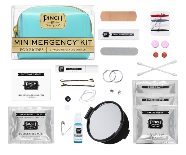 Bridesmaid's Mini-Emergency Kit - Tin only or Filled -- perfect for the  last minute little emergency on the big day! {BLUEMONDAY} (mek)
