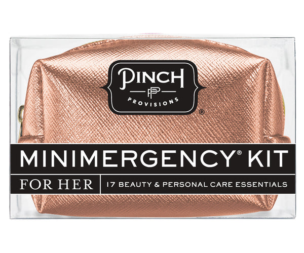 Pinch Provisions Minimergency Kit, for Her, Includes 17 Must-Have Emergency  Essential Items, Compact, Multi-Functional Pouch, Gift for The Holidays