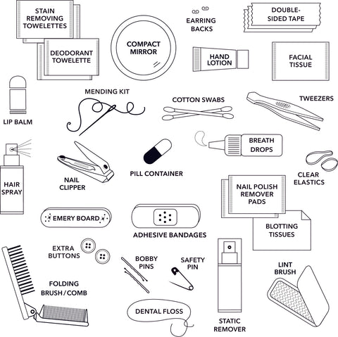 Criss Cross Shemergency Survival Kit