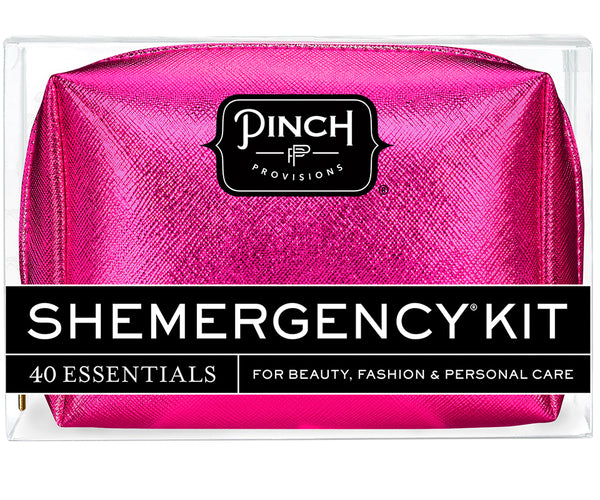 Hot Pink Metallic Shemergency Survival Kit – Pinch Provisions