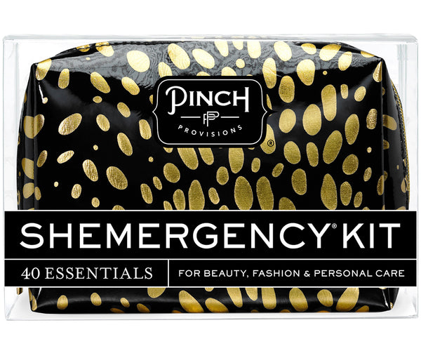 Pinch Provisions Shemergency Kit for Her, 40 Emergency Essential Items,  Compact, Multi-Functional Pouch, Gift for Women, Birthday, Bachelorette