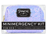 Periwinkle Glitter Minimergency Kit