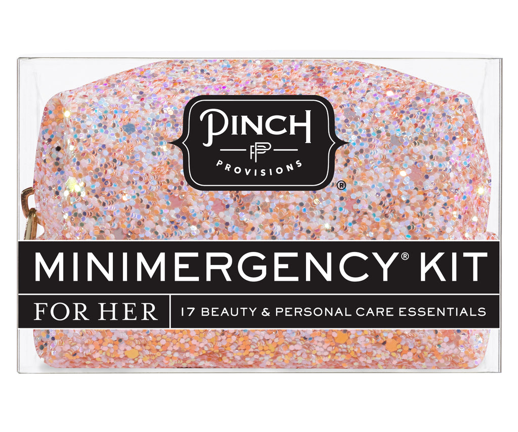 Rose Glitter Minimergency Kit