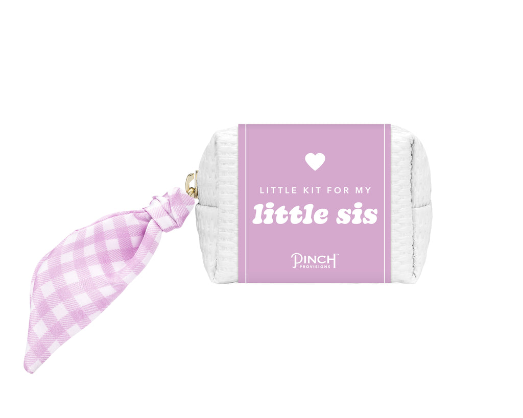 Sorority Little Sis Minimergency | Purple Gingham