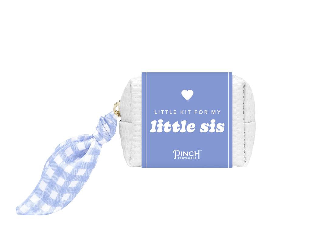 Sorority Little Sis Minimergency Kit | Blue Gingham