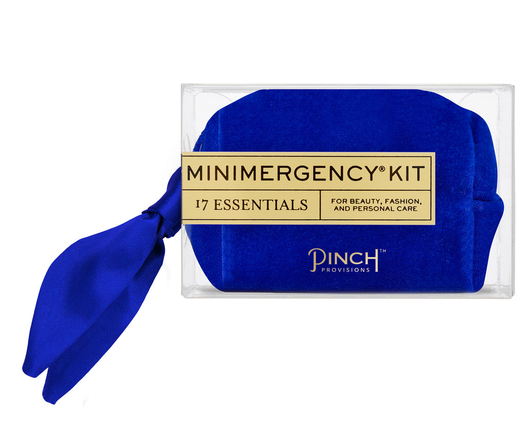 Cobalt Velvet Minimergency Kit