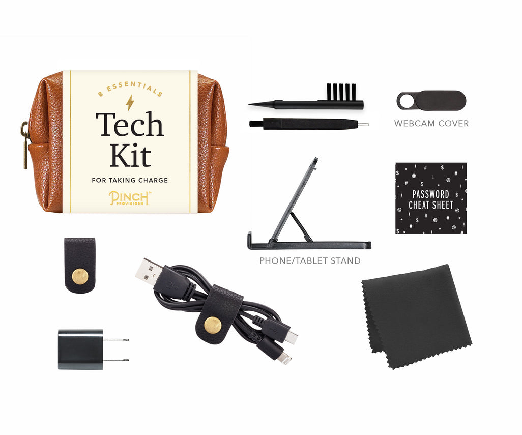 Techy Kit Vegan Leather Tech Kit – Pinch Provisions