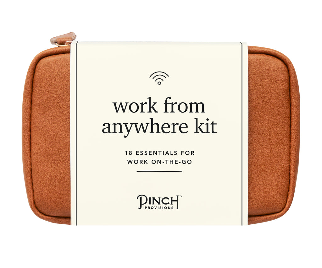 Pinch Provisions Work From Home Survival Kit, Includes 9 Essentials to Help  you Stay on Task, Must-Have Essentials, Compact Multi-Functional Metal
