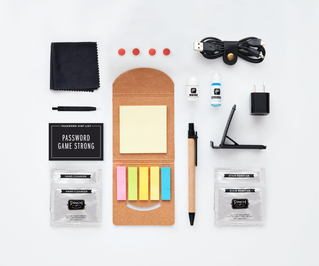 Pinch Provisions Mid-Size Tech Kit, Includes 8 Professional Technology  Essentials, Perfect for Remote Work, Personal Office Accessories, & Gifting  At