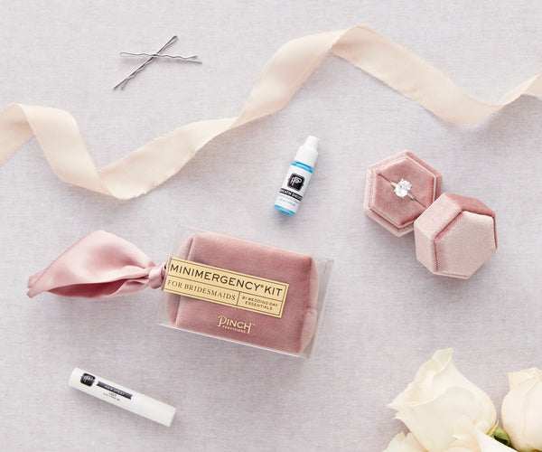 Velvet Minimergency Kits for Bridesmaids - Ivory