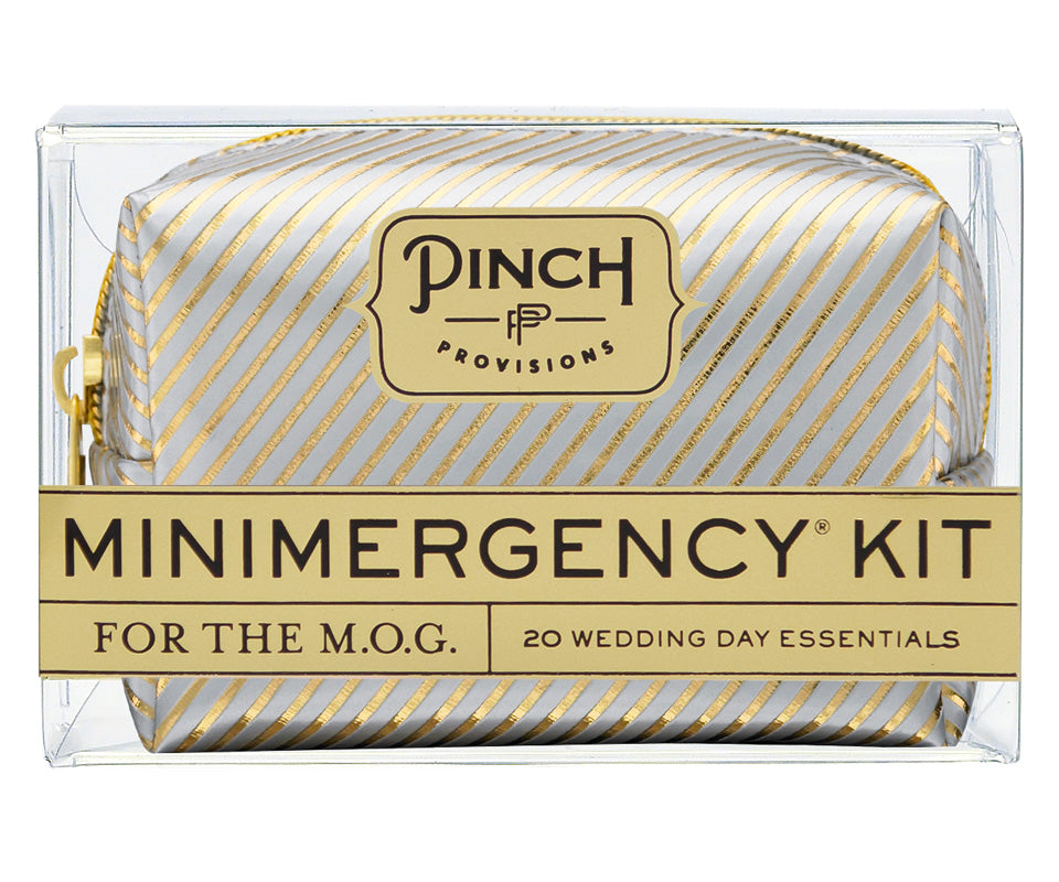 Pinch Provisions Unisex Minimergency Kit, Includes 14 Emergency Essentials  for Travel & Personal Care, Gift for Men, Grooms, Clients & Employees