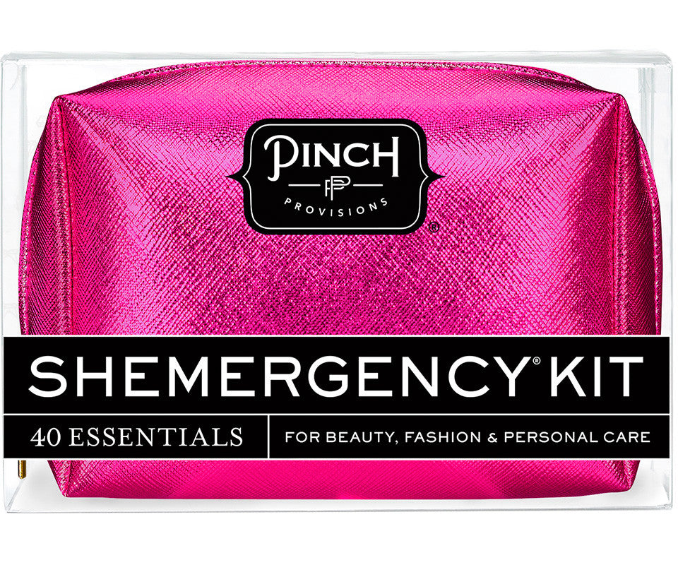 Hot Pink Metallic Shemergency Survival Kit