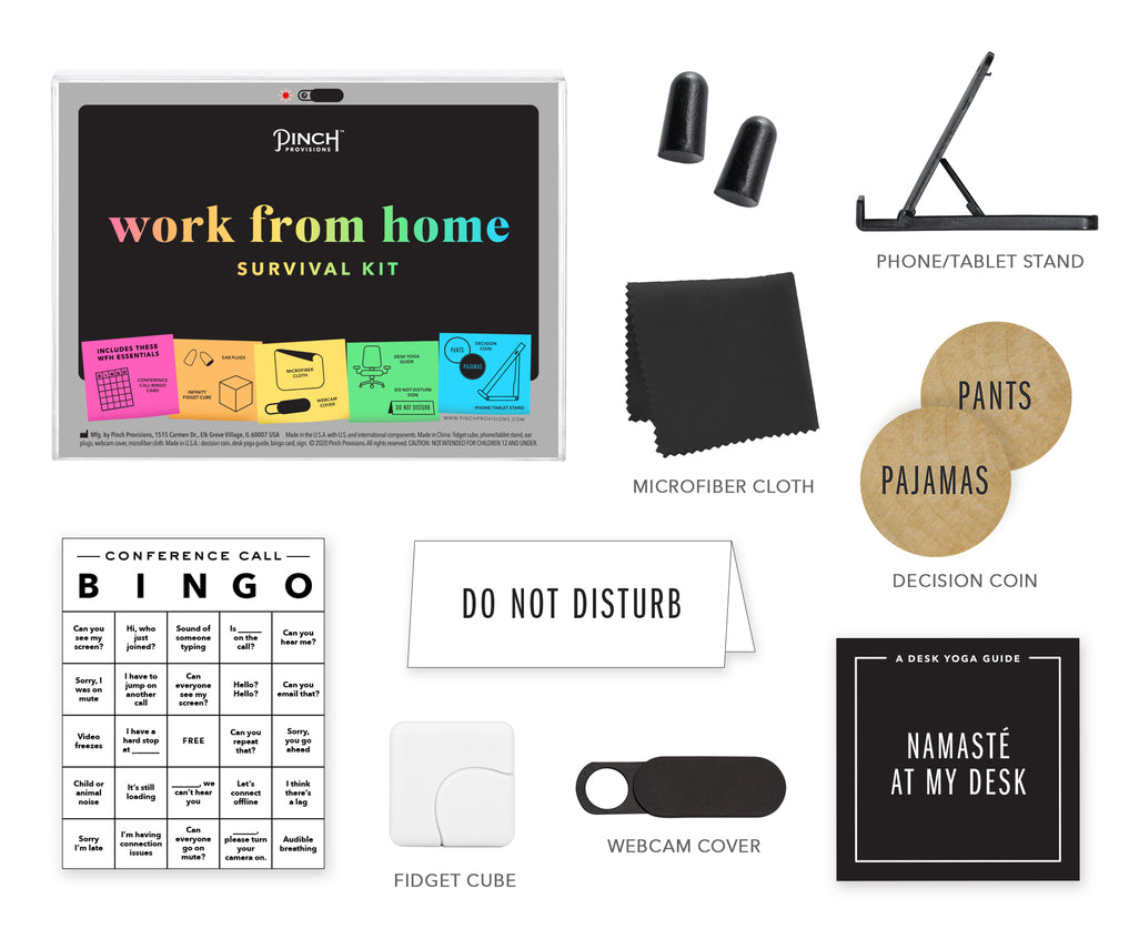 Branded Work From Home Survival Kit – Pinch Provisions